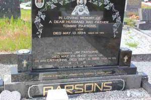 Parsons Tommie Cahir